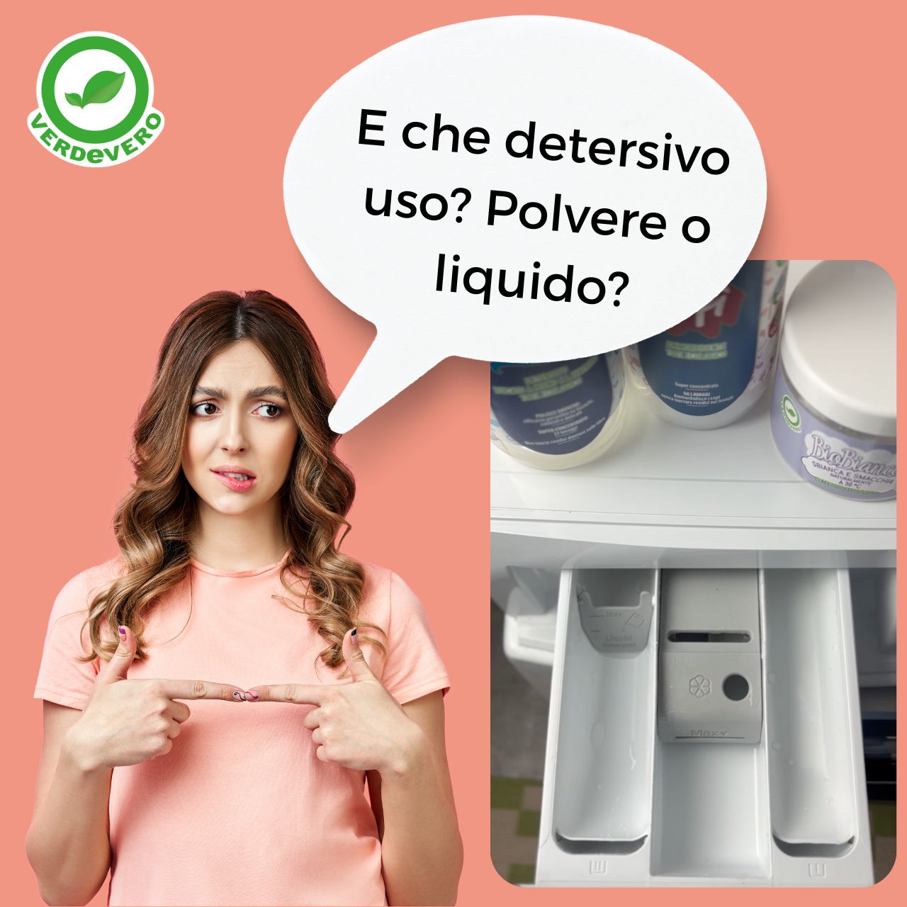 detersivo per bucato polvere o liquido